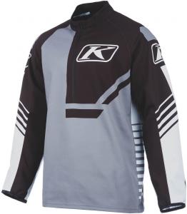 Пуловер Klim revolt с молнией на четверть длины, Black/Grey