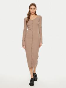 Платье облегающего кроя для повседневной носки J20J224830 Calvin Klein Jeans, бежевый