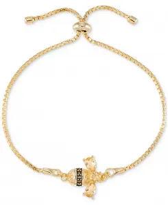 Браслет-Боло с цитрином (2 карата) и марказитом из стерлингового серебра с позолотой 18 карат Macy'S, citrine