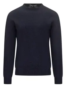 Свитер с круглым вырезом Filippo De Laurentiis, синий