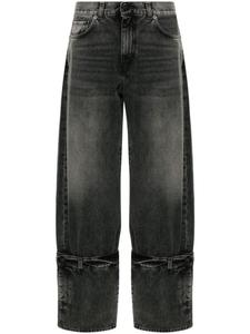 Haikure джинсы с манжетами, черный