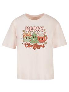 Футболка F4NT4STIC Merry Christmas Cozy And Cute, Light beige