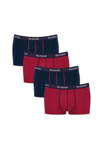 Хипстерские шорты/брюки, набор из 4 шт, старт Sloggi, цвет Blue - Dark Combination