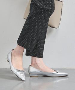 Ленточные туфли с заостренными концами United Arrows, цвет Silver