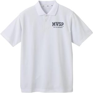 Поло Move Sports DMMWJA70 Descente, поло с коротким рукавом, пике высокой плотности, солнцезащитный крем, защита от УФ-излучения, MVSP, защита от солнечного света, белый