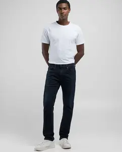 Мужские прямые джинсы с карманами Replay, тёмно-синий