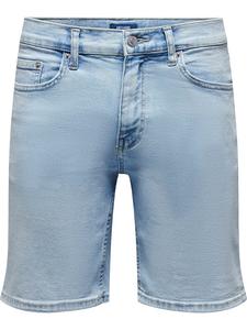 Джинсовые шорты ONLY & SONS, светло-синий
