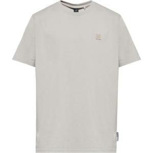 Футболка с вышитым логотипом Moose Knuckles, серый