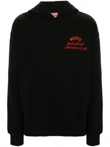 Толстовка Drawn Varsity KENZO, черный