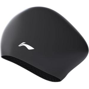 Силиконовая плавательная шапочка для бассейна унисекс LINING, черный