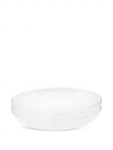 Стеклянные глубокие тарелки, набор из 4 шт., 21 см, Knindustrie, белый