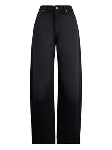 Хлопковые джинсы Ralph Lauren Collection, черный