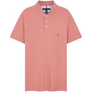 Мужская поло Tommy Hilfiger, темно-розовый