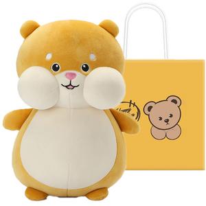 BOWEN BEAR Гиалуроновая кислота мышка, желтая очаровательная маленькая желтая мышка кукла плюшевая кукла высота 26см