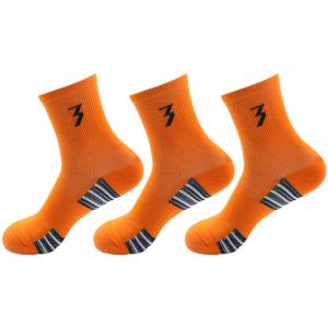 Набор баскетбольных носков Unisex Combo Set 361°, 3 pack (оранжевый)