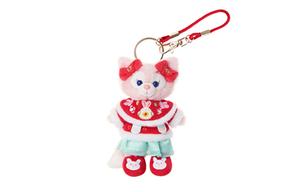 2023 Duffy And Friends New Year LinaBell Dolls Plush Pendant 13.5cm Height Shanghai Disney