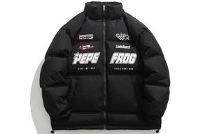 pepe the frog Пуховик унисекс «Лягушка Пепе», Черный