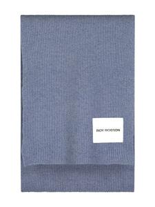 Вязаный шарф светло-голубого цвета Roy Robson