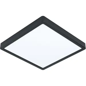 Потолочный светильник ARGOLIS-Z с LED-модулем 1 шт., теплый белый - холодный белый, потолочный светильник из алюминия, 19,5 Вт, теплый белый - холодный белый Eglo, черный