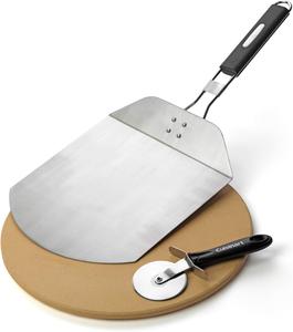 Набор для пиццы Cuisinart из нержавеющей стали, 3 предмета, серебристый