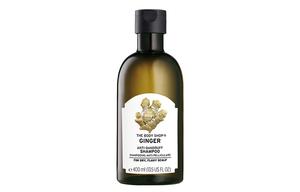The Body Shop Ginger шампунь для восстановления кожи головы успокаивающий сглаживающий с имбирным ароматом 400 мл/60 мл