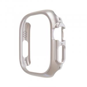 Penc Iwatch Часы Protective Case Apple PC Plastic Case Material Apple Watch Ultra 1/2nd Generation, PC Semi-clad [Starlight Color]