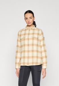 Блуза Fjällräven ÖVIK HEAVY FLANNEL SHIRT W, Chalk White/Dune Beige/White