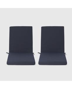 Комплект из 2 подушек для шезлонга, 78 x 23 дюйма WestinTrends, Navy blue