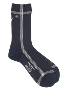 Полосатые носки с вышивкой Antipast, синий