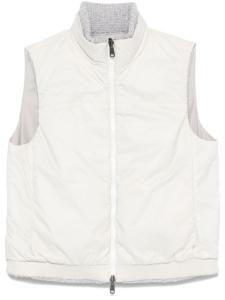 Brunello Cucinelli двусторонний жилет, серый