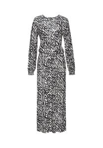 Платье LASCANA Maxi dress, Creme-Graublau Bedruckt/Grey