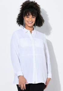 Блузка на пуговицах MIAMODA, белый