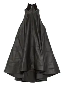 Платье с панельным дизайном и застежкой-молнией Jacquemus, черный