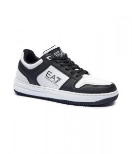 Кроссовки женские Ea7 комбинированные, черно-белый