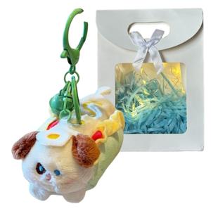 Креативная мультяшная милая игрушка хот-дог плюшевый кулон высота 10см Small bubble