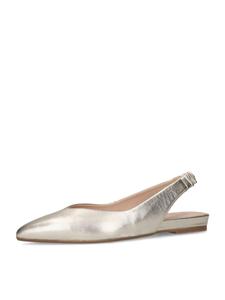 Балетки с ремешком MANFIELD, золотой