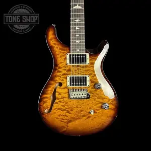PRS Paul Reed Smith CE24 Полугибридный гитарный корпус Черный янтарь с сумкой