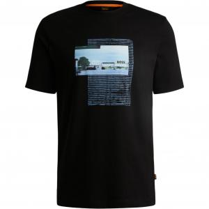 Футболка Boss Cotton Jersey HUGO BOSS, черный