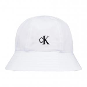 Calvin Klein Хлопковая панама унисекс белая, White