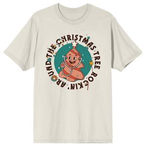 Футболка с рисунком «Рождественская елка» для юниоров, цвет Natural