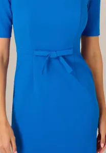 Платье-Футляр с бантом спереди Adrianna Papell, Blue