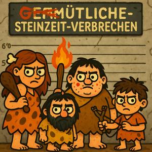 Gemütliche Steinzeit-Verbrechen: Lustiges & Gruseliges Malbuch für Erwachsene, Ein urkomisches prähistorisches Malbuch voller witziger Steinzeit-Kriminalfälle (German Edition) (Independently published)