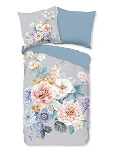 Комплект постельного белья Ульм светло-серого/голубого цвета Good Morning, 155x220 см