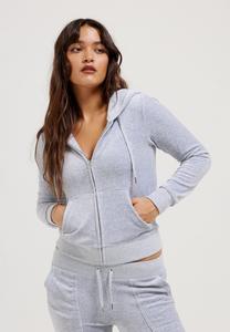 Толстовка Juicy Couture Zip-up sweatshirt, Silver Marl/Grey