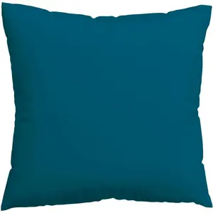 Наволочка Knitted Jersey из органического хлопка с эластаном, не требует глажки, особенно тонко связанная, наволочка с цветной застежкой-молнией Schlafgut, Petrol Deep