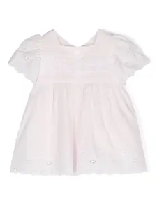 Платье с английской вышивкой Patachou, розовый