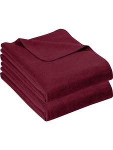 Одеяло Erwin Müller Wohn 2er Pack, бордо