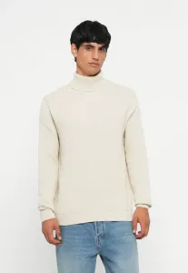 Свитер с высоким воротником из ткани с длинным рукавом Selected, Oatmeal