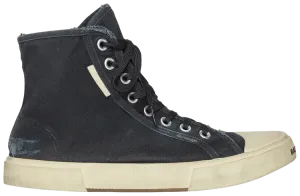 Кроссовки Balenciaga Wmns Paris High 'Destroyed - Black White', черный
