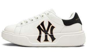 Кроссовки MLB Chunky Classic Skateboard Shoes Unisex Low-Top Beige Black